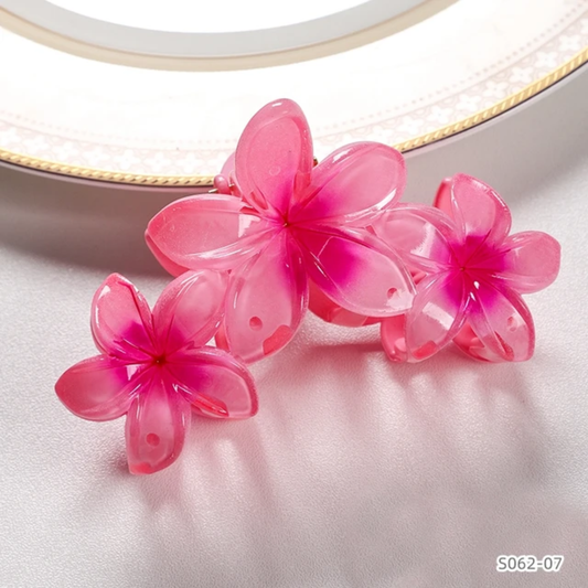 Hot Pink Hair Clips