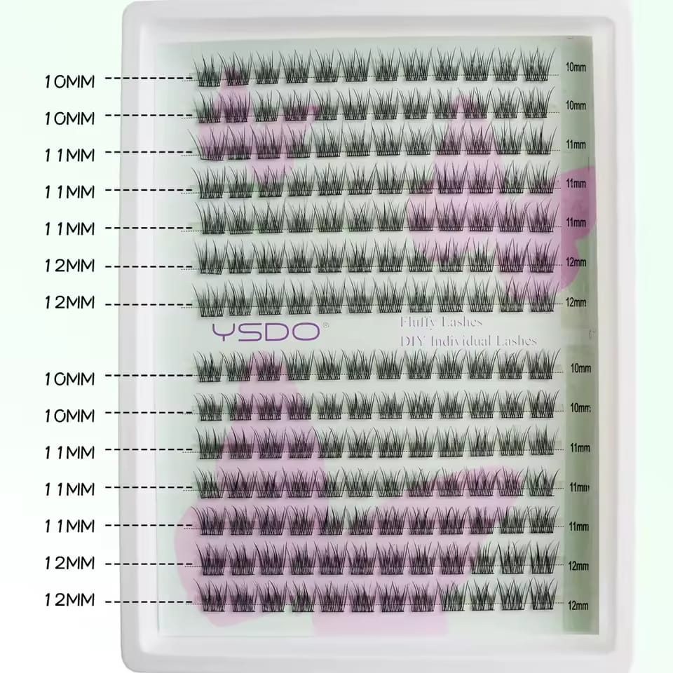 Cluster Eyelash Extension natural  14P-Mix