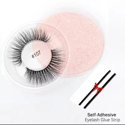 Natural 3D Mink lashes #107