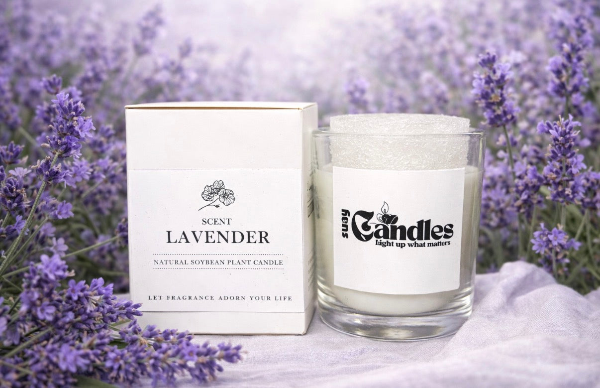 Lavender Scented Candle