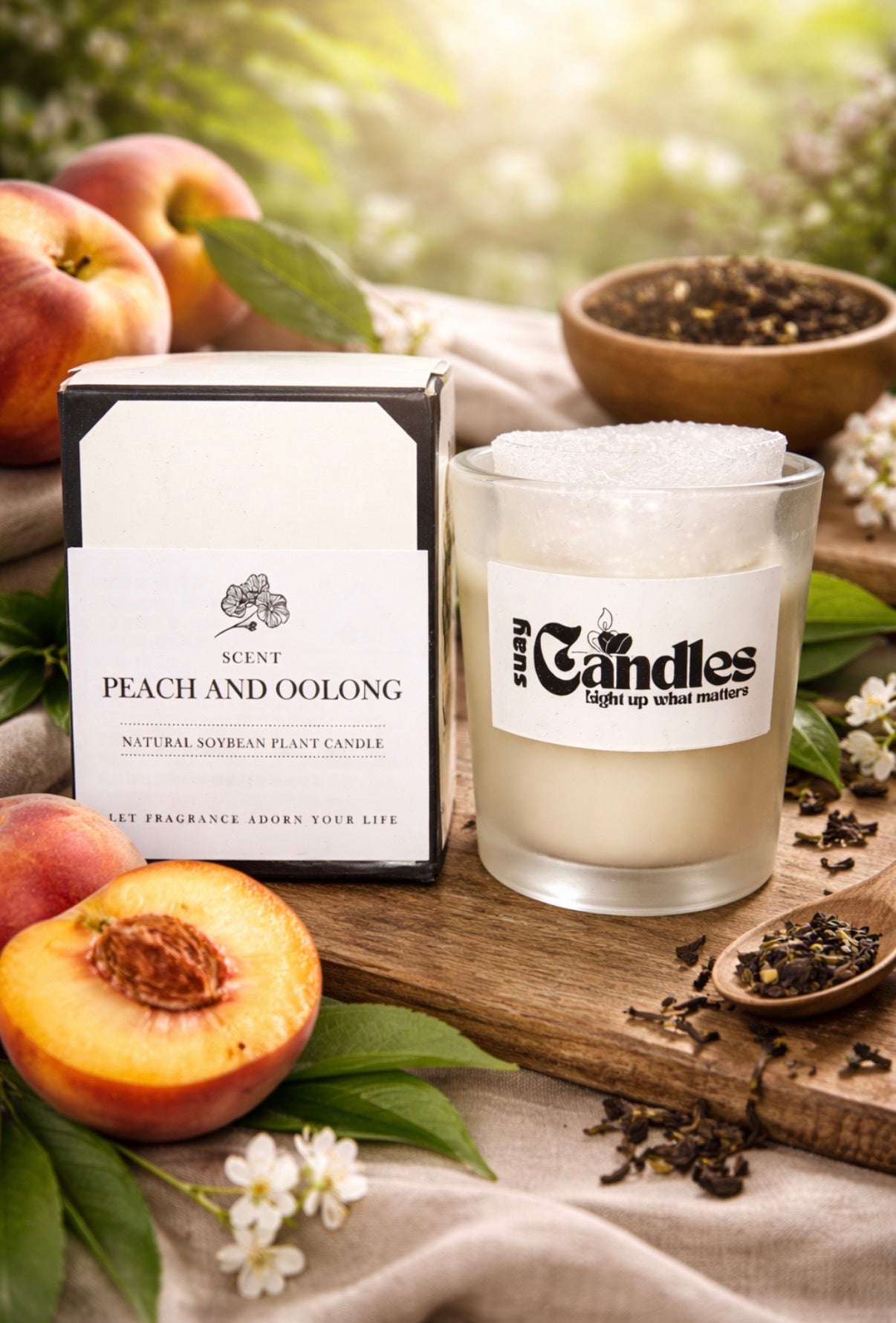 Peach & Oolong Candles