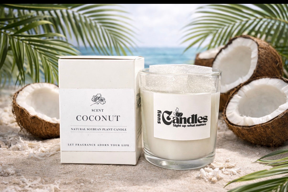 Scented Coconut Candle