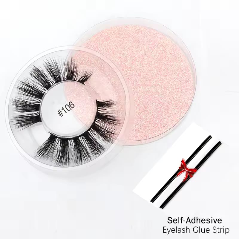 Natural 3D Mink Lashes #106